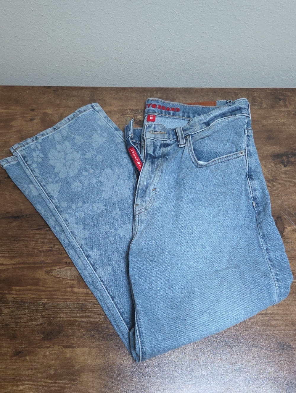 Lucky Brand Floral Print Jeans